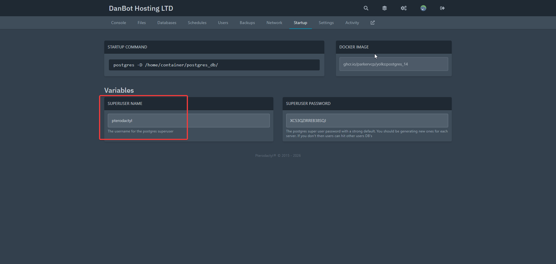 Postgres Server Username Change
